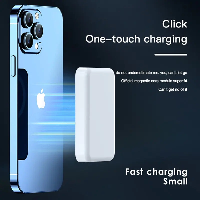 10000mAh Mini Wireless Power Bank | Compact & Powerful