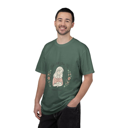 Family First T-Shirt — "For All You Do" Mother & Child Floral Tee