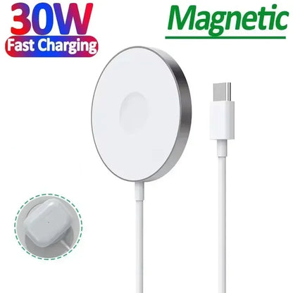 Fast Charger Original Magnetic Wireless Charging Device For iPhone 16 15 14 13 12 Pro Max Mini USB C 8 Plus XR X XS MAX Airpods - Merit Sell
