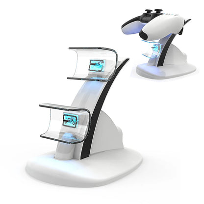 Fast Charging For PS5 Controller Gamepad Dual charging For Playstation 5 Controller Charger Dock Stand Accsessories - Merit Sell