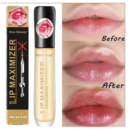 Fast Volumising Lip Plumper Serum Sexy Lip Oil Gloss Increase Lip Elasticity Reduce Fine Lines Brighten Moisturizing Lip Care - Merit Sell