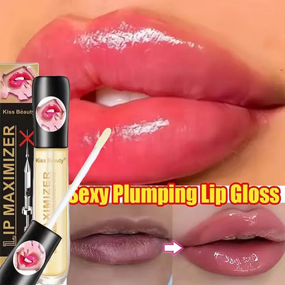 Fast Volumising Lip Plumper Serum Sexy Lip Oil Gloss Increase Lip Elasticity Reduce Fine Lines Brighten Moisturizing Lip Care - Merit Sell