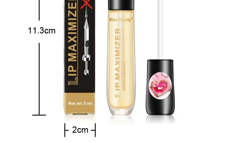 Fast Volumising Lip Plumper Serum Sexy Lip Oil Gloss Increase Lip Elasticity Reduce Fine Lines Brighten Moisturizing Lip Care - Merit Sell