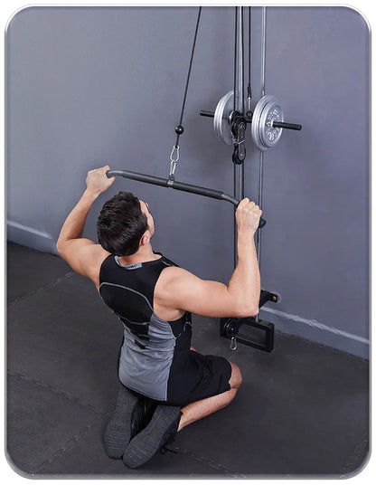 Fitness equipment with lower handle, straight pull rod, long pull rod, high pull rod, weight-bearing trainer handle accessories - Merit Sell