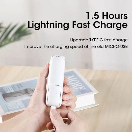 Folding Mini Electric Fan USB Charging Fan Cooling Handheld Fan 3 Speed Powerful Outdoor Travel Portable Small Fan Power Bank - Merit Sell Merit Sell