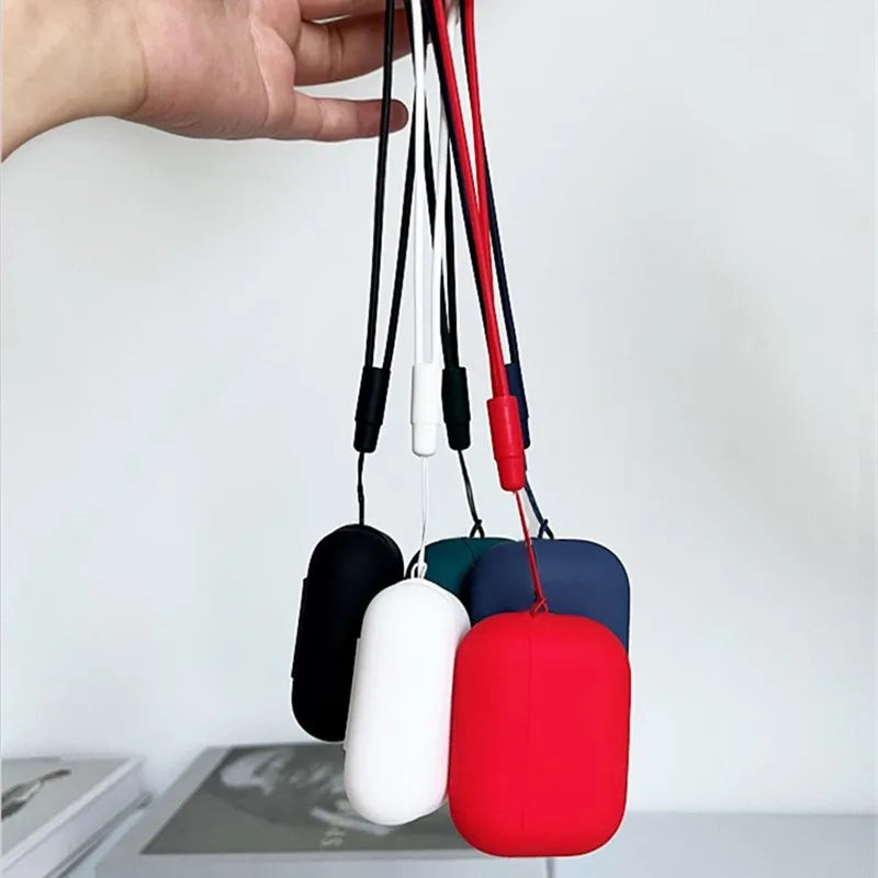 For AirPods Pro 3 2025 Case Silicone Protector for airpods Pro Front LED Visible Pro 2 Case cover with Lanyard for airpods pro 2 - Merit Sell