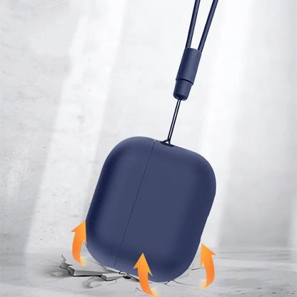 For AirPods Pro 3 2025 Case Silicone Protector for airpods Pro Front LED Visible Pro 2 Case cover with Lanyard for airpods pro 2 - Merit Sell