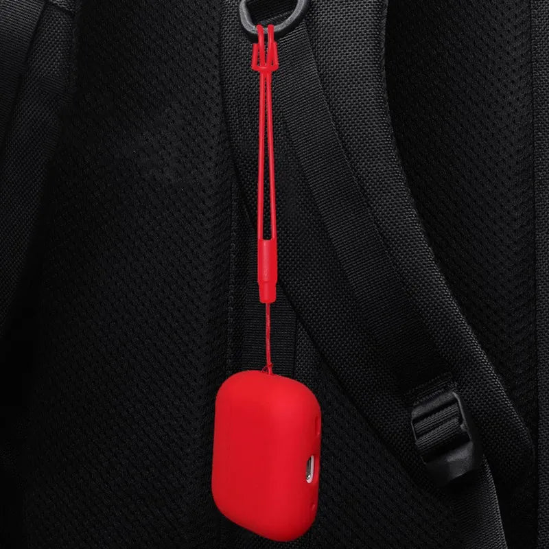 For AirPods Pro 3 2025 Case Silicone Protector for airpods Pro Front LED Visible Pro 2 Case cover with Lanyard for airpods pro 2 - Merit Sell