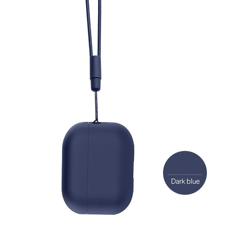 For AirPods Pro 3 2025 Case Silicone Protector for airpods Pro Front LED Visible Pro 2 Case cover with Lanyard for airpods pro 2 - Merit Sell