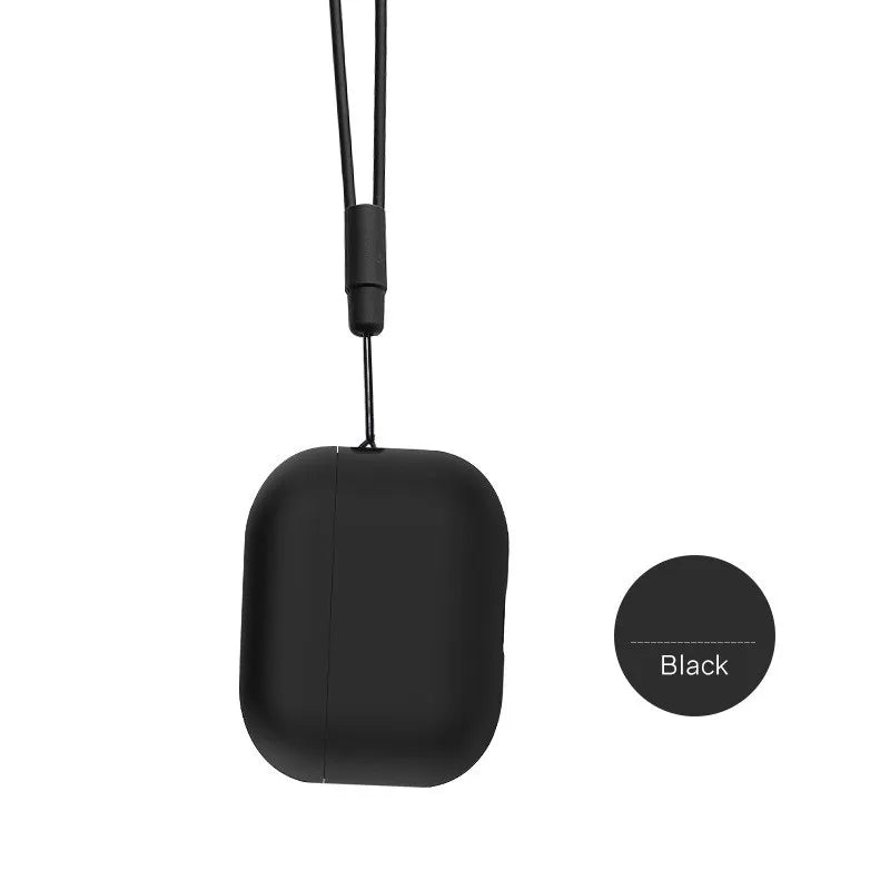 For AirPods Pro 3 2025 Case Silicone Protector for airpods Pro Front LED Visible Pro 2 Case cover with Lanyard for airpods pro 2 - Merit Sell