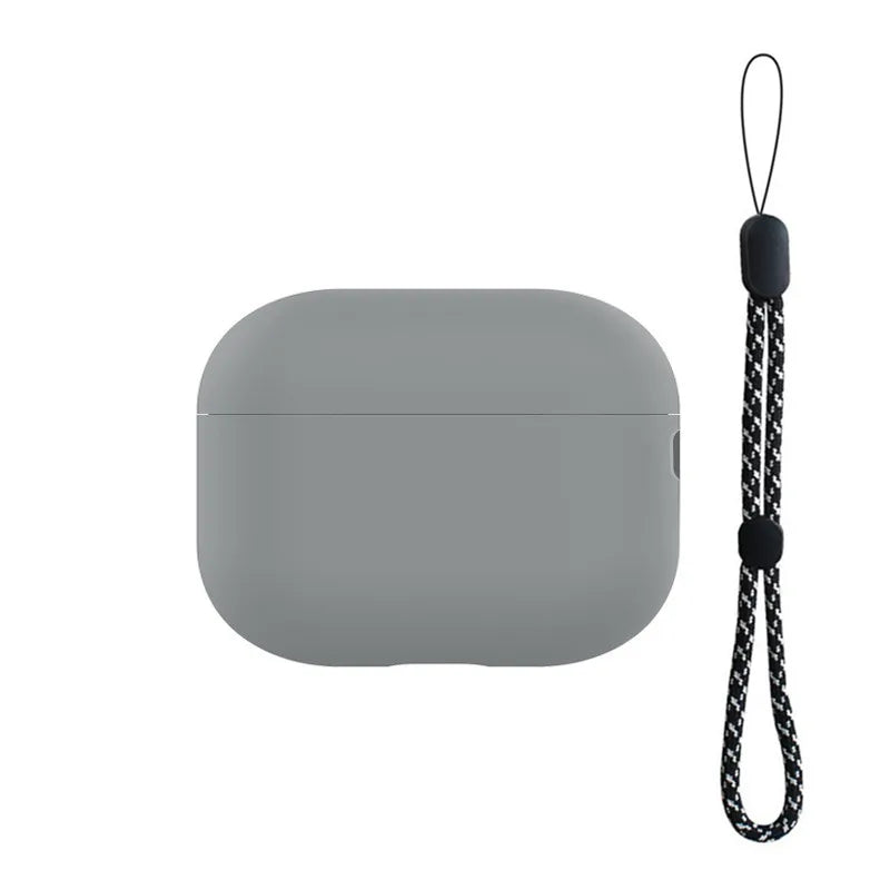 For AirPods Pro 3 2025 Case Silicone Protector for airpods Pro Front LED Visible Pro 2 Case cover with Lanyard for airpods pro 2 - Merit Sell