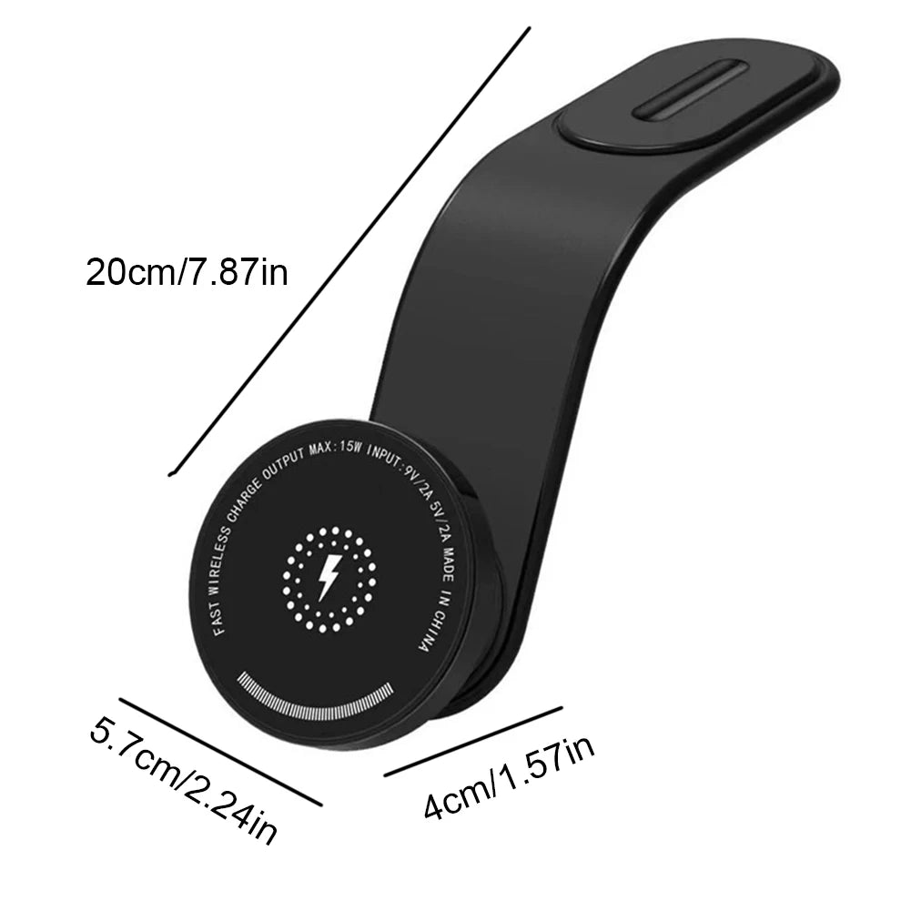 For MagSafe Car Phone Holder Magnetic Wireless Charger 15W Fast Charging Car Charger Holder For iPhone 16 15 14 13 Pro - Merit Sell