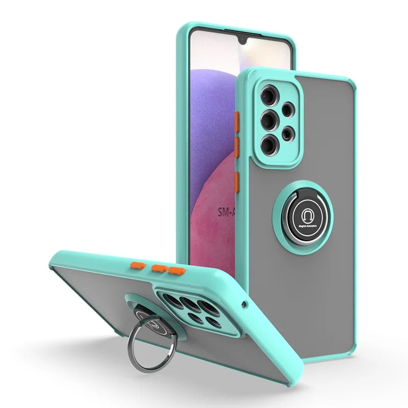 For Samsung Galaxy A13 A23 A33 A53 A73 5G Case Shockproof Armor Magnet Ring Holder Back Cover For Sumsung A 13 23 33 53 73 Funda - Merit Sell