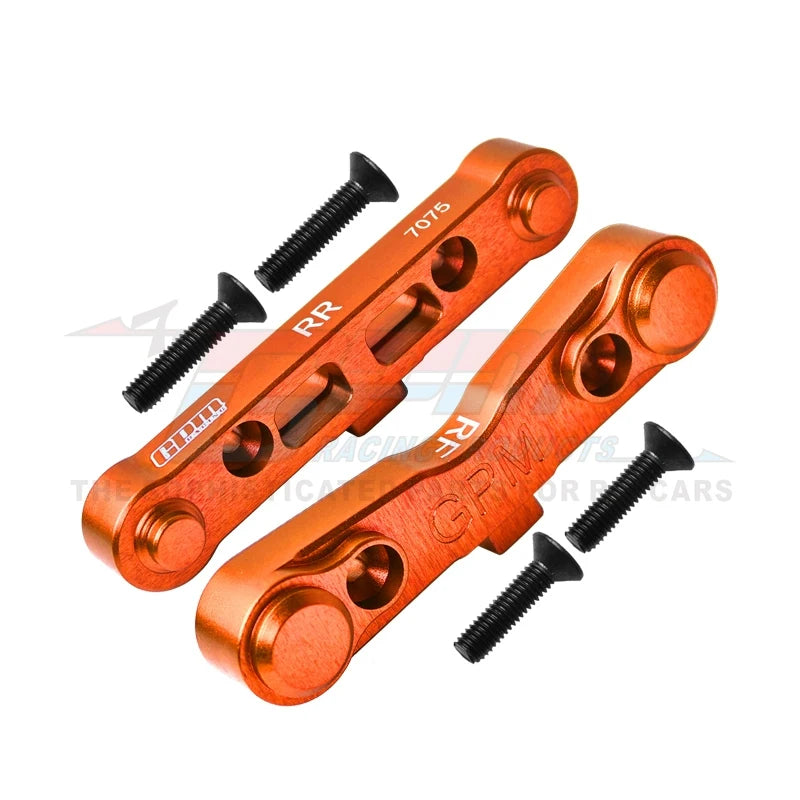 GPM for ARRMA 1/7 MOJAVE BIG ROCK INFRACTION FIRETEAM 1/8 KRATON OUTCAST EXB 6S Metal Rear Lower Suspension Arm Mount AR330379 - Merit Sell