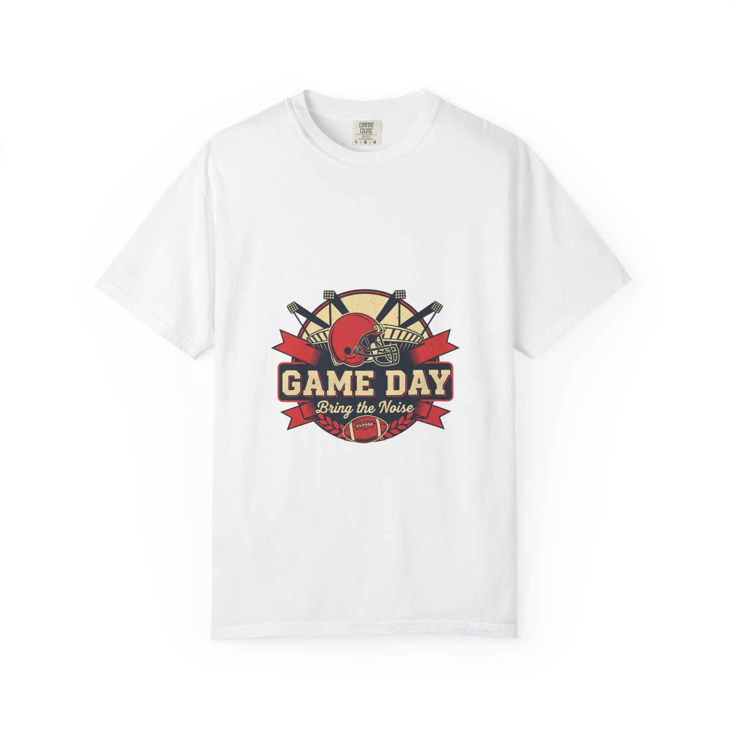Game Day Football ball T-Shirt — Bring the Noise Vintage Sports Tee