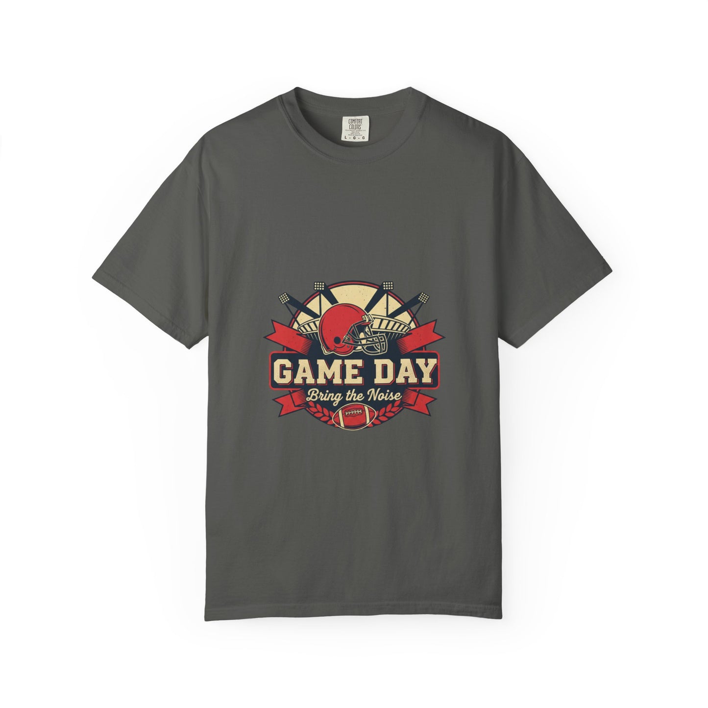 Game Day Football ball T-Shirt — Bring the Noise Vintage Sports Tee