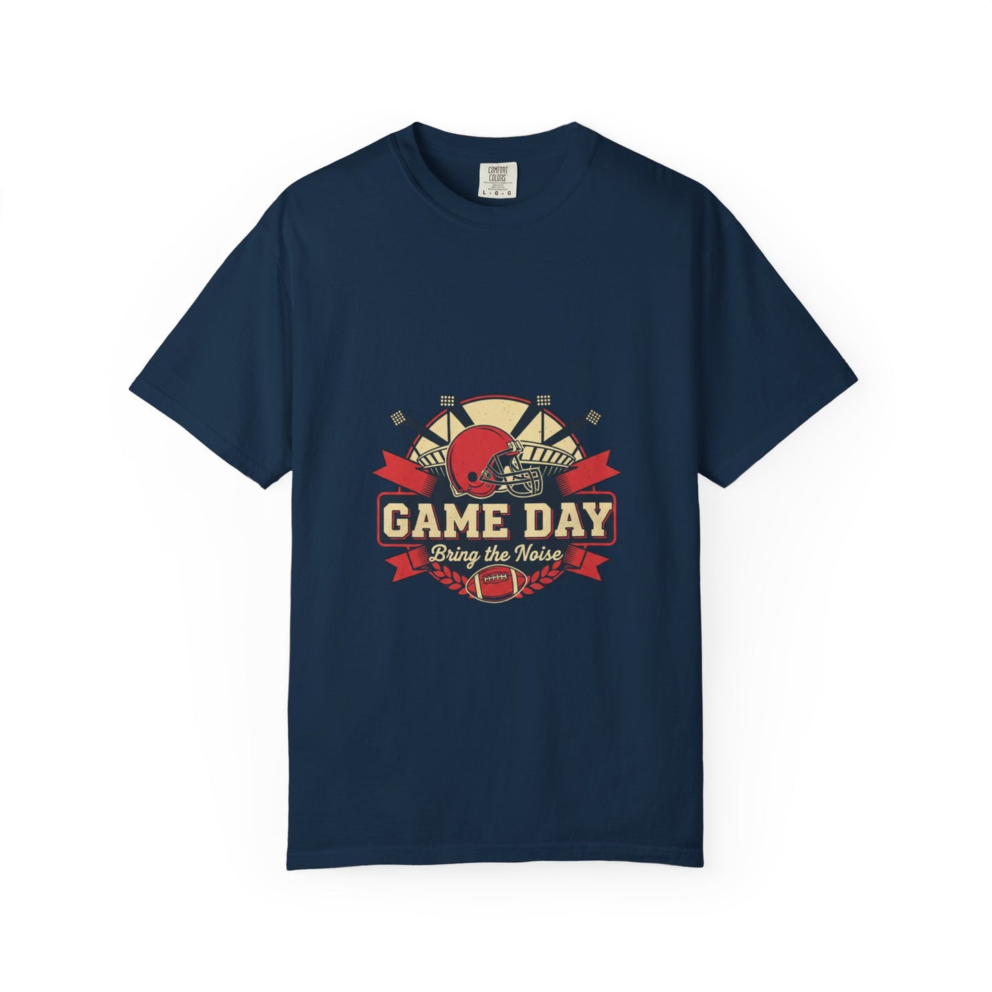 Game Day Football ball T-Shirt — Bring the Noise Vintage Sports Tee