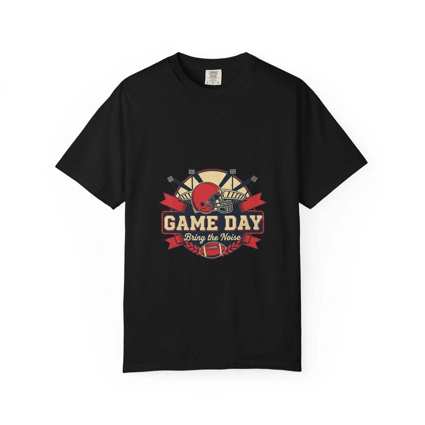 Game Day Football ball T-Shirt — Bring the Noise Vintage Sports Tee