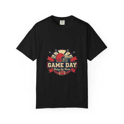Game Day Football ball T-Shirt — Bring the Noise Vintage Sports Tee