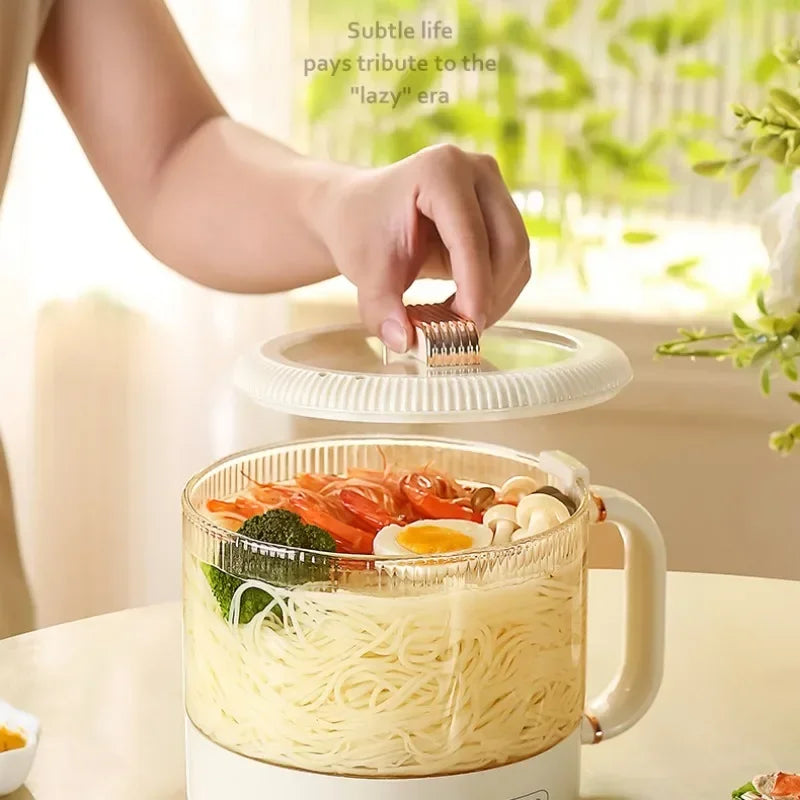 Glass Electric Stew Pot Mini Small Porridge Soup Automatic Ceramic Glaze Electric Hot Pot EU/AU Plug - Merit Sell