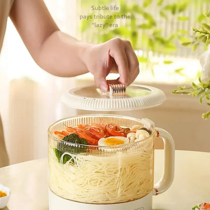 Glass Electric Stew Pot Mini Small Porridge Soup Automatic Ceramic Glaze Electric Hot Pot EU/AU Plug - Merit Sell