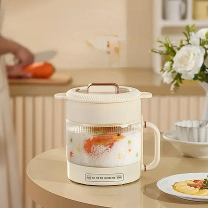 Glass Electric Stew Pot Mini Small Porridge Soup Automatic Ceramic Glaze Electric Hot Pot EU/AU Plug - Merit Sell