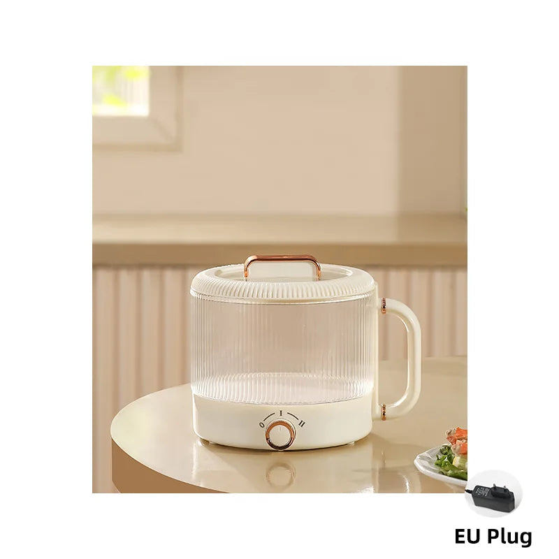 Glass Electric Stew Pot Mini Small Porridge Soup Automatic Ceramic Glaze Electric Hot Pot EU/AU Plug - Merit Sell