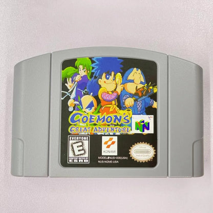 Goemon's Great Adventure N64 Game Card US/NTSC Version Retro Video 64 Bit Games Cartridges - Merit Sell