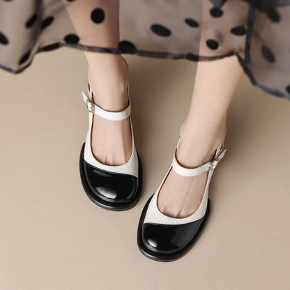 Gold Silver High Heels for Women 2024 Fashion Round Toe Genuine Leather Slingbacks Pumps Elegant Lady Heeled Shoes Summer Sandal - Merit Sell