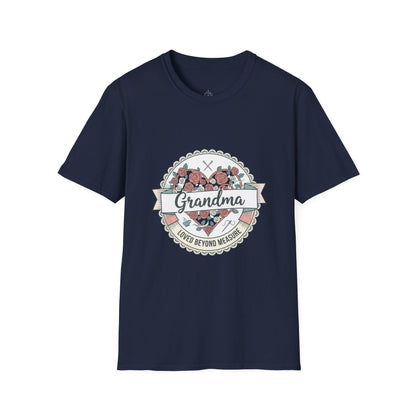 Grandma Floral Badge T-Shirt — Loved Beyond Measure Gift Tee