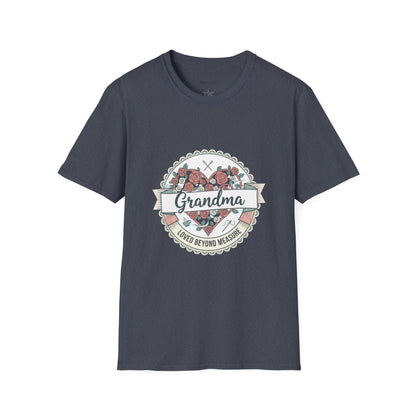 Grandma Floral Badge T-Shirt — Loved Beyond Measure Gift Tee