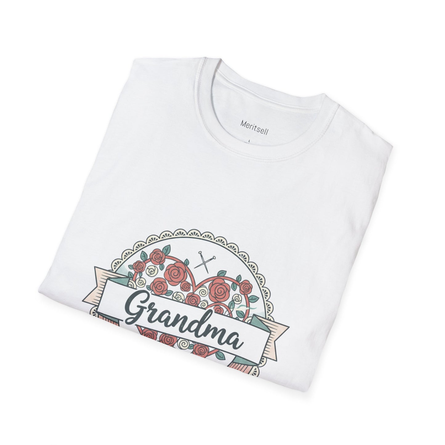 Grandma Floral Badge T-Shirt — Loved Beyond Measure Gift Tee