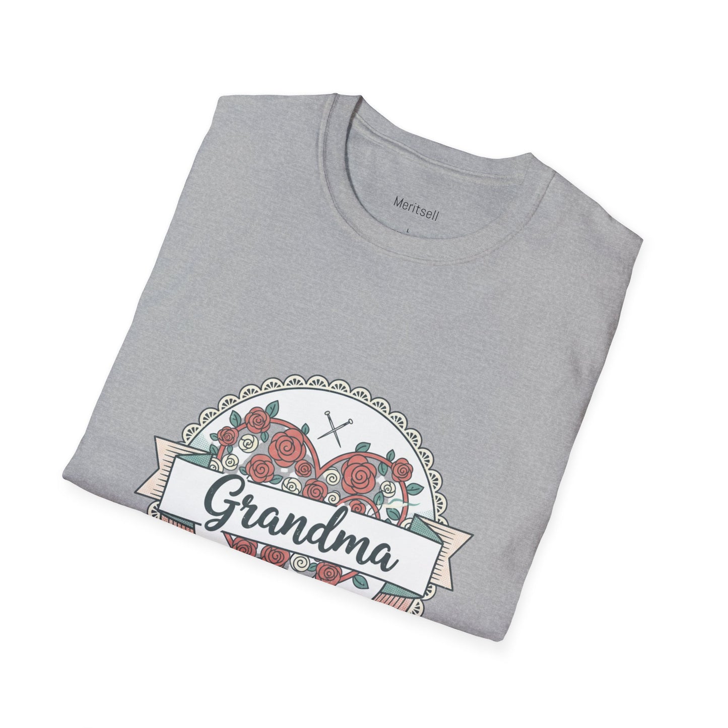 Grandma Floral Badge T-Shirt — Loved Beyond Measure Gift Tee
