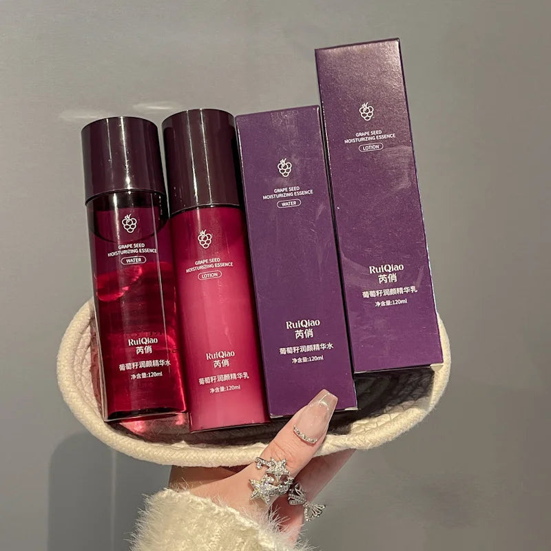 Grape Seed Moisturizing essence Emulsion Firming, Moisturizing, Whitening and Anti aging essence Emulsion Skin Care - Merit Sell