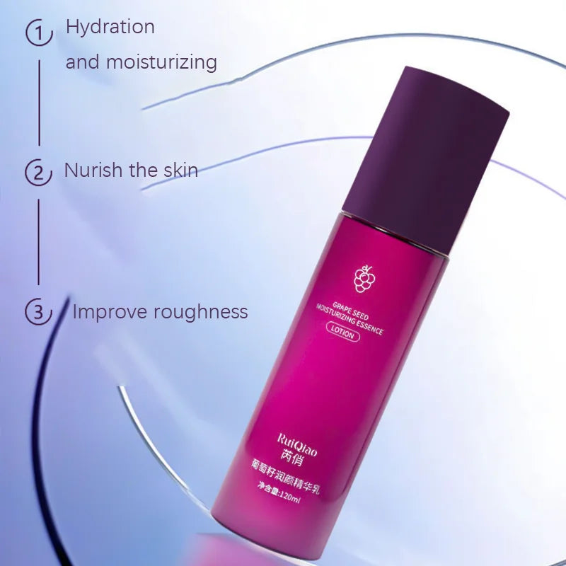 Grape Seed Moisturizing essence Emulsion Firming, Moisturizing, Whitening and Anti aging essence Emulsion Skin Care - Merit Sell