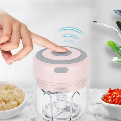 Grinder Household Rechargeable Multifunction Meat Vegetable Garlic And Ginger Crusher Mini Cordless Food Electric Grinder - Merit Sell