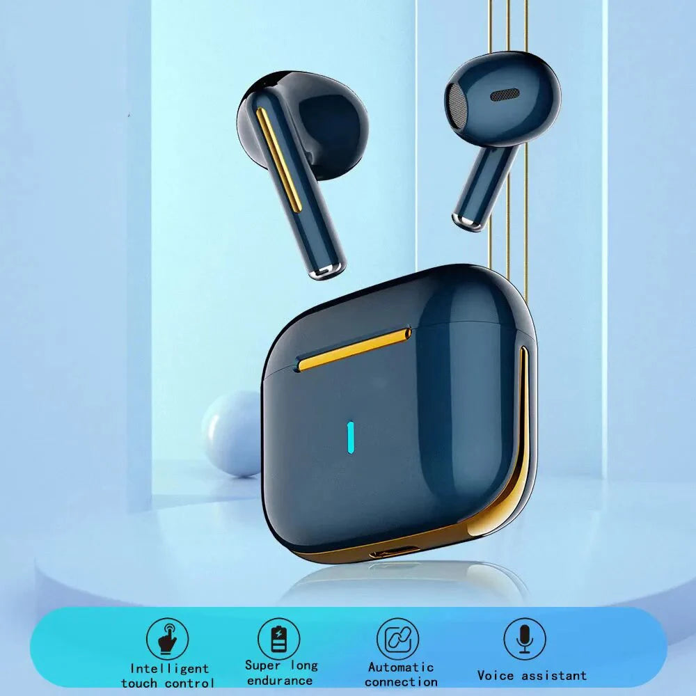True Wireless Earphones H6 Waterproof Sports Earbuds Hifi Sound Music Headphones Gaming Headset Built-in Mic for Phone Laptop