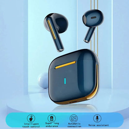 True Wireless Earphones H6 Waterproof Sports Earbuds Hifi Sound Music Headphones Gaming Headset Built-in Mic for Phone Laptop