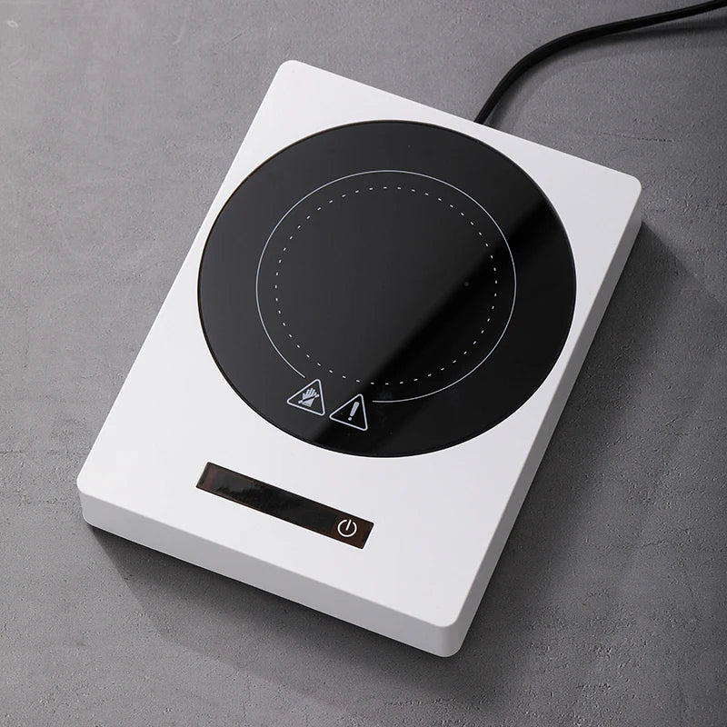 200W Cup Heater Mug Warmer 100°C Hot Tea Makers Warmer Coaster 5 Gear Cup Heaters Coffee Milk Tea Heating Pad 110V/220V