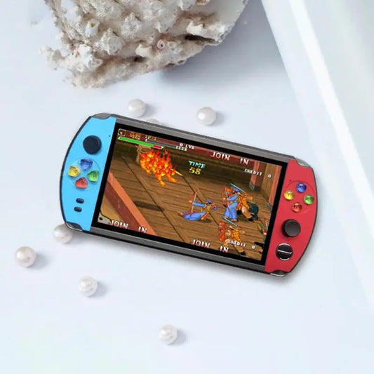 4.3 Inch 8GB Classic HD Screen Portable Video Game Console Directly Connected to the Handle Controller X19 Handheld Game Player