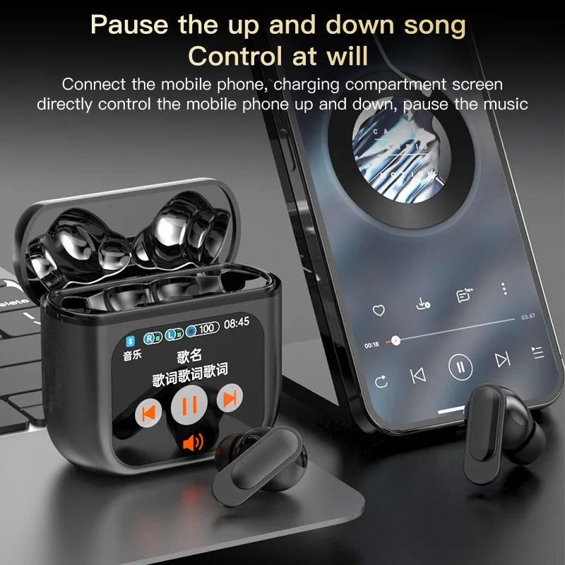 ANC Sports 5.4 Earbuds SE60 Wireless Earphones 9D Sound in Ear Waterproof Headphones Gaming Headset With Mic for Phone