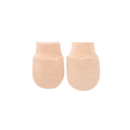 Baby Anti Scratching Soft Cotton Gloves+Hat+Foot Cover Set Newborn Mittens Socks Beanies Cap Kit for Infants Shower Gifts H3CD