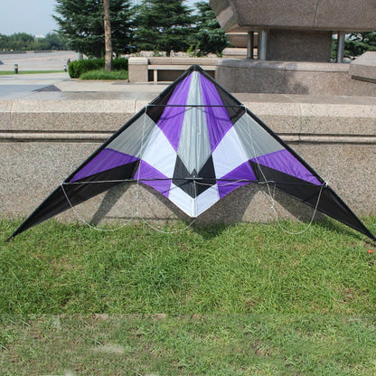 Professional outdoor Fun Sports 1.8 m Delta Dual  Line Stunt Wind Kite / Power Kites Good Flying With Handle And Line