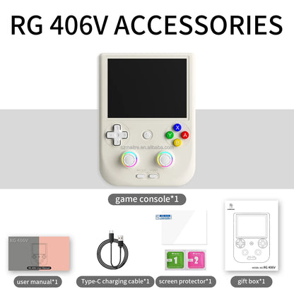 Brand New Anbernic RG06V Retro Video Gaming Console for Ps2 Mini Video Game Online Multiplayer Android 13 System Touch Screen
