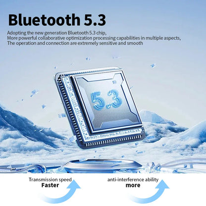 In Ear Earphones H19 Sports 5.3 Earbuds Hifi Sound TWS Headphones Workout Fashion Gaming Headset Built-in Mic for Running