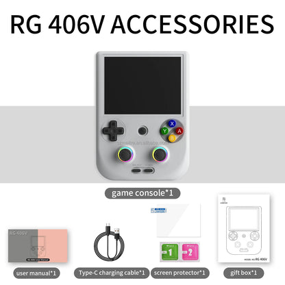 Brand New Anbernic RG06V Retro Video Gaming Console for Ps2 Mini Video Game Online Multiplayer Android 13 System Touch Screen