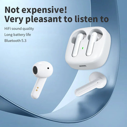 In Ear Earphones H19 Sports 5.3 Earbuds Hifi Sound TWS Headphones Workout Fashion Gaming Headset Built-in Mic for Running