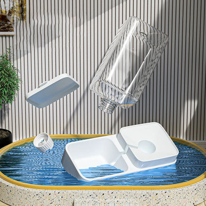 HOOPET Dog Feeder Cat Automatic Feeding Water Bowl Transparent Pet Food Storage Dispenser Container Puppy Kitten Accessories - Merit Sell