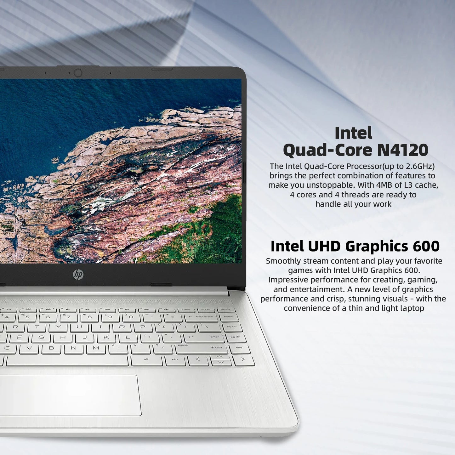 HP 14" Business Laptop,Intel Celeron N4120,16GB RAM,384GB Storage(128GB eMMC+256GB SD Card),1 Year Office 365 - Merit Sell