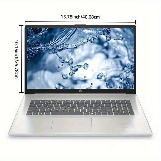 HP 17.3" HD+ Business Laptop,Intel Core i3-N305,32GB DDR4 RAM,2TB SSD,Intel UHD Graphics,Wi-Fi 6,Windows 11 Home,Natural Silver - Merit Sell Merit Sell